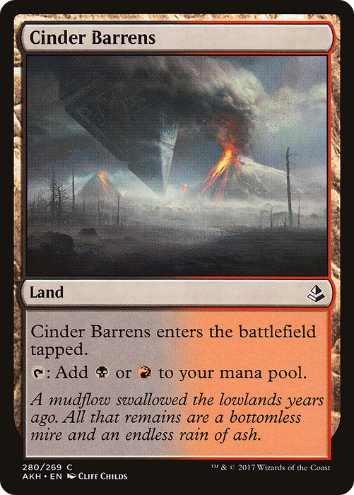 Cinder Barrens (AKH-280) - common