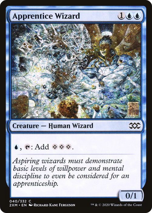 Apprentice Wizard (2XM-040) - common - Foil