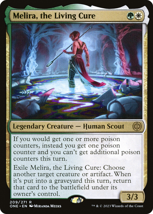 Melira, the Living Cure (ONE-209) - rare - Foil