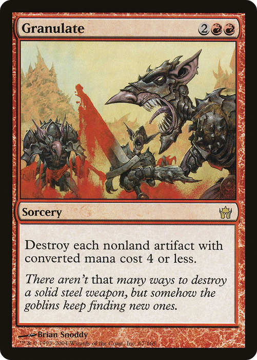 Granulate (5DN-067) - rare - Foil