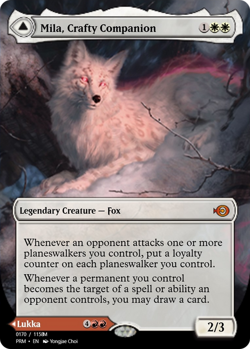 Mila, Crafty Companion // Lukka, Wayward Bonder (PRM-90312) - mythic - Foil