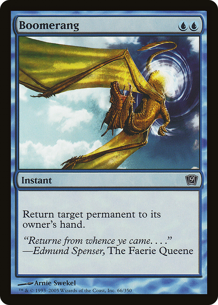 Boomerang (9ED-66★) - common - Foil