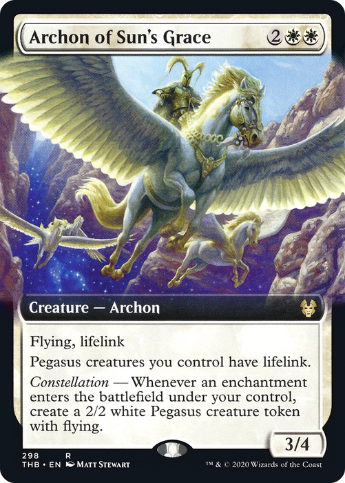 Archon of Sun's Grace (THB-298) - rare: (Extended Art) - Foil