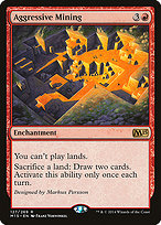 Aggressive Mining (M15-127) - rare - Foil