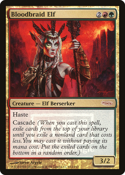 Bloodbraid Elf (FNM-004) - rare - Foil