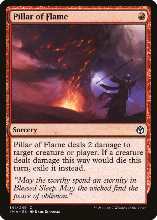 Pillar of Flame (IMA-141) - common - Foil