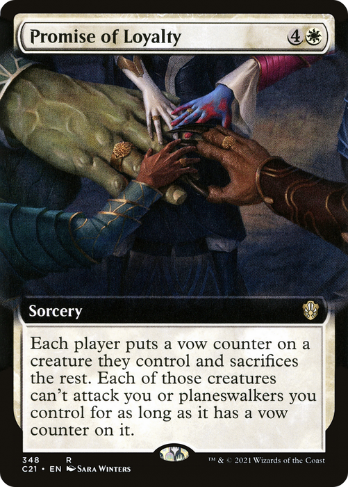 Promise of Loyalty (C21-348) - rare: (Extended Art)