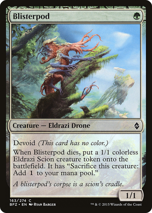 Blisterpod (BFZ-163) - common: (devoid) - Foil