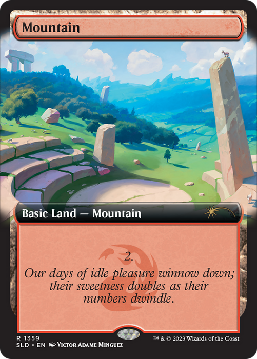 Mountain (SLD-1359) - rare: (Extended Art)