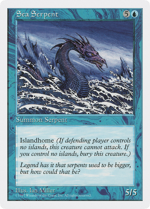 Sea Serpent (5ED-118) - common
