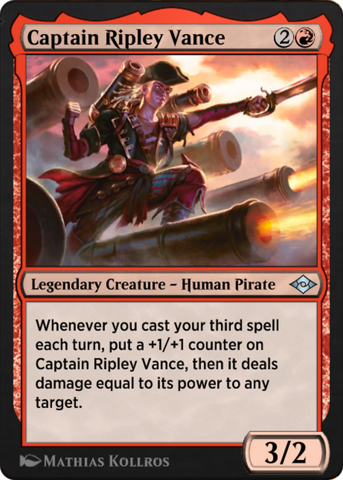 Captain Ripley Vance (J21-427) - uncommon