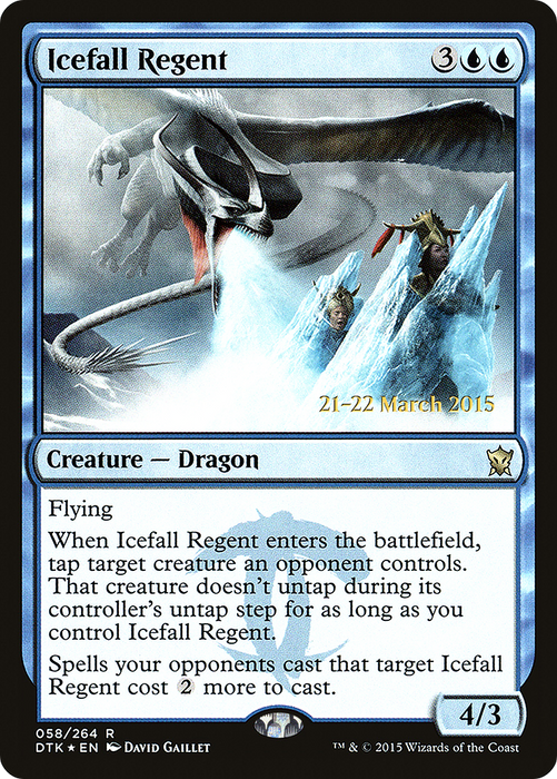 Icefall Regent (PRE-58S) - rare - Foil