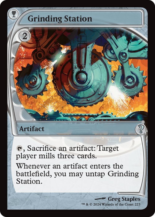 Grinding Station (MB2-223) - uncommon - Foil
