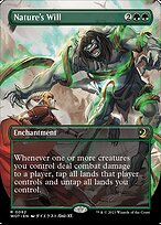 Nature's Will (WOT-082) - rare (Borderless) - Foil