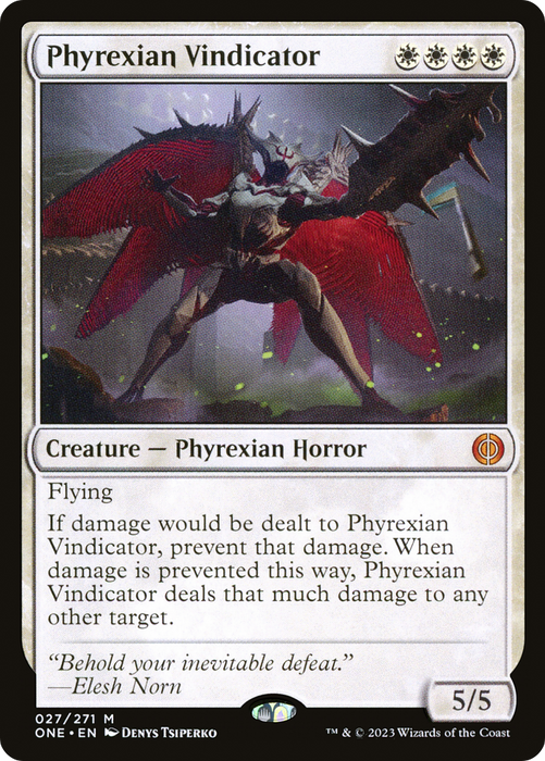Phyrexian Vindicator (ONE-027) - mythic
