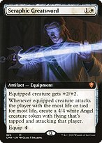 Seraphic Greatsword (CMR-624) - mythic: (Extended Art) - Foil