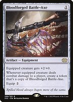 Bloodforged Battle-Axe (2X2-299) - rare - Foil