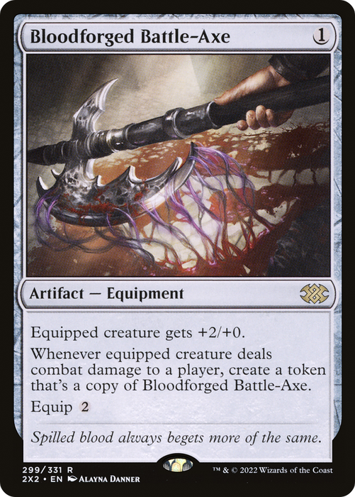 Bloodforged Battle-Axe (2X2-299) - rare