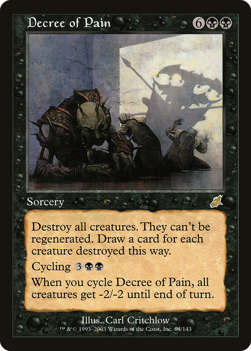 Decree of Pain (SCG-064) - rare