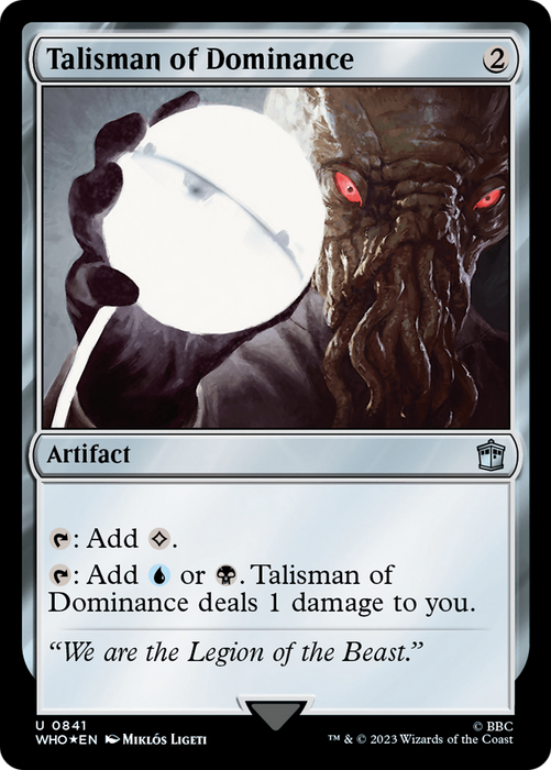 Talisman of Dominance (WHO-841) - uncommon - Foil