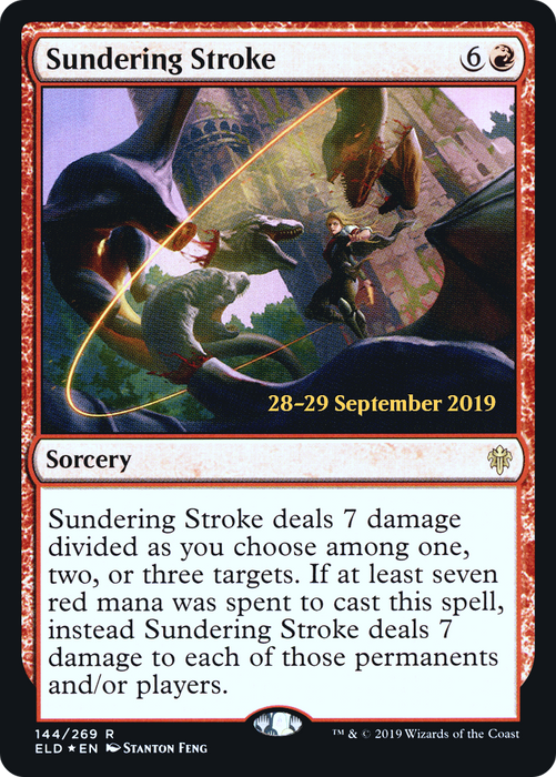 Sundering Stroke (PRE-144S) - rare - Foil