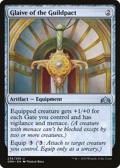 Glaive of the Guildpact (GRN-236) - uncommon - Foil