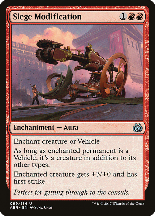 Siege Modification (AER-099) - uncommon - Foil