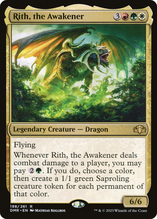 Rith, the Awakener (DMR-198) - rare - Foil