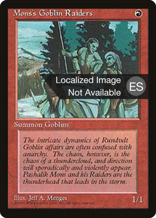 Mons's Goblin Raiders (4BB-213) - common