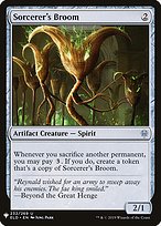 Sorcerer's Broom (LIST-ELD-232) - uncommon