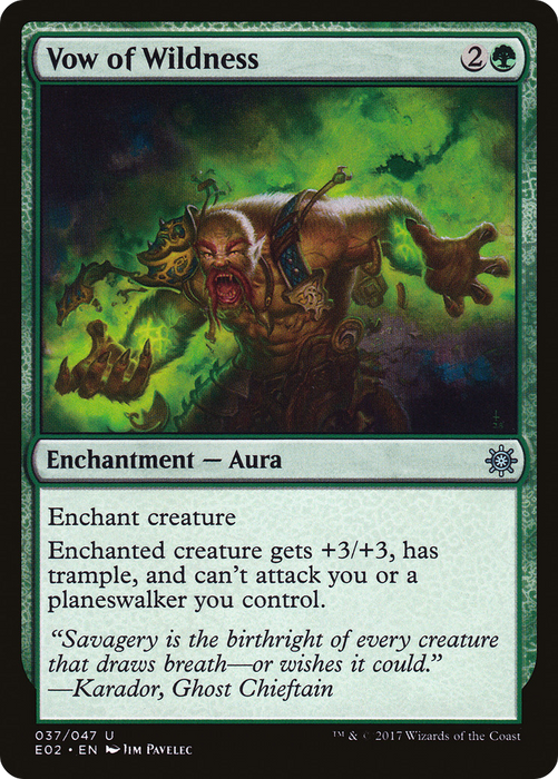 Vow of Wildness (E02-037) - uncommon