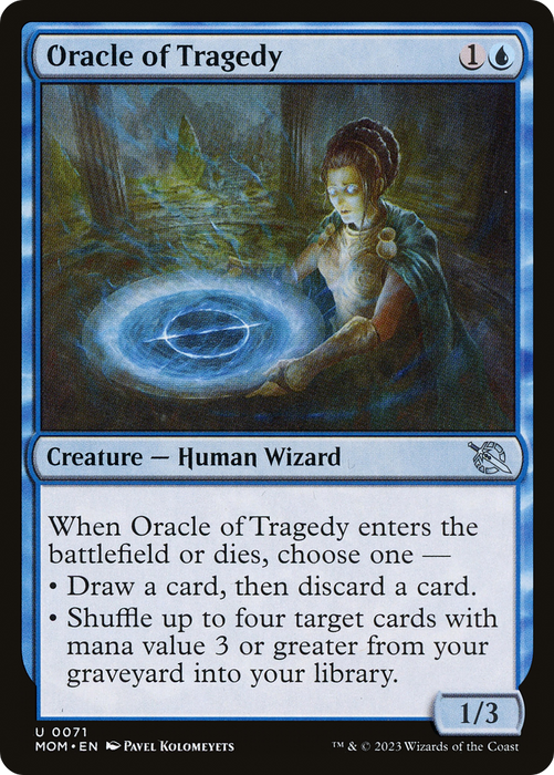 Oracle of Tragedy (MOM-071) - uncommon