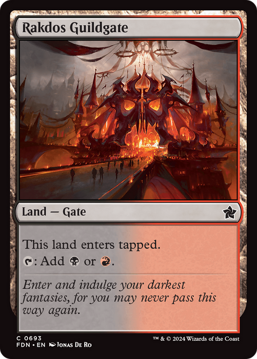 Rakdos Guildgate (FDN-693) - common