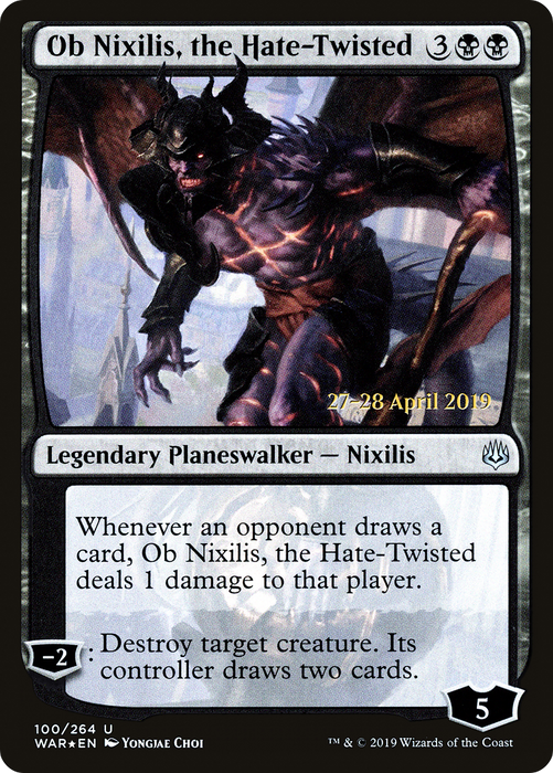 Ob Nixilis, the Hate-Twisted (PRE-100S) - uncommon - Foil