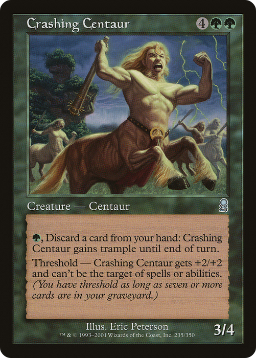Crashing Centaur (ODY-235) - uncommon