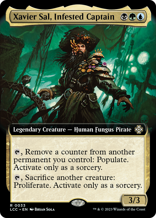 Xavier Sal, Infested Captain (LCC-033) - rare: (Extended Art)