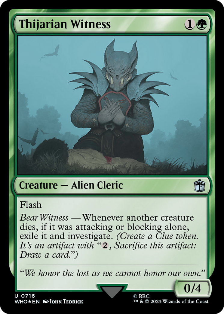 Thijarian Witness (WHO-716) - uncommon - Foil
