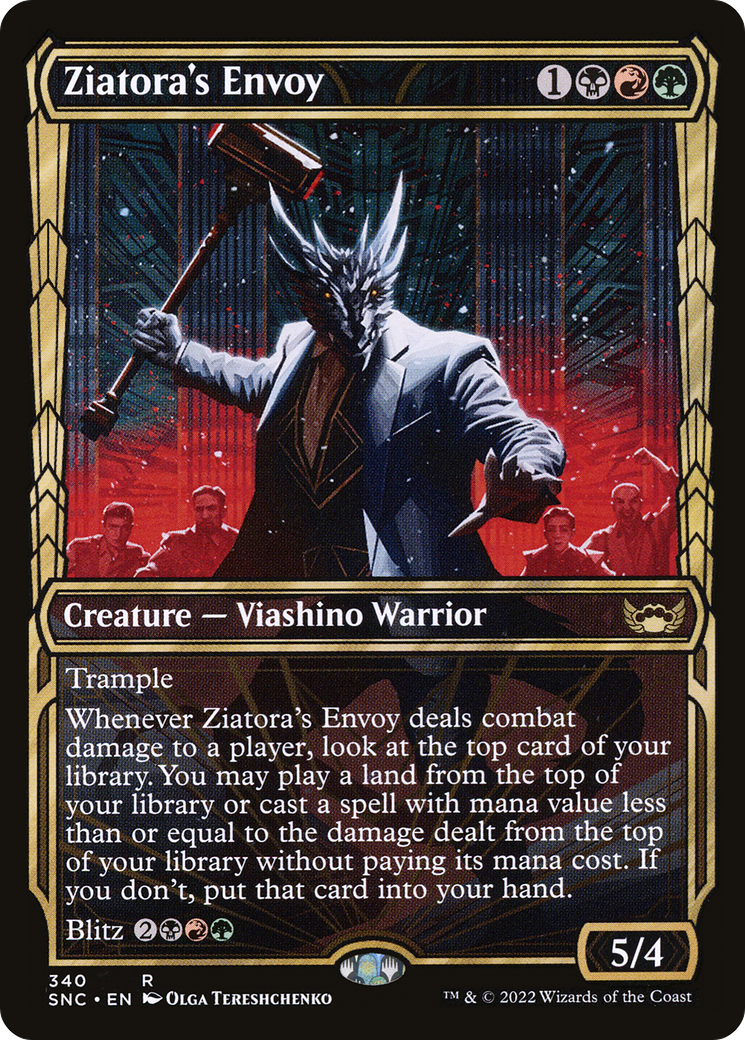Ziatora's Envoy (SNC-340) - rare: (Showcase)