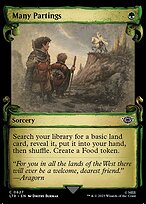 Many Partings (LTR-627) - common: (Showcase) - Foil