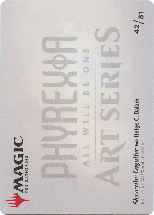 Skyscythe Engulfer // Skyscythe Engulfer (AONE-042) - common (Borderless) - Foil