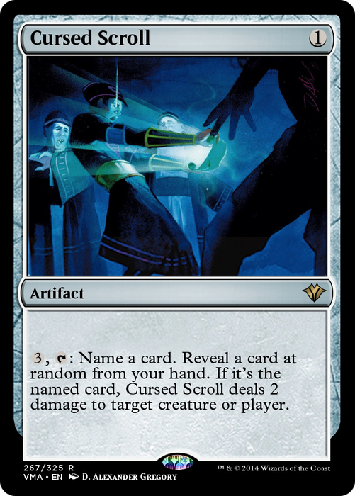 Cursed Scroll (VMA-267) - rare - Foil