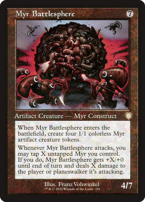 Myr Battlesphere (BRC-151) - rare