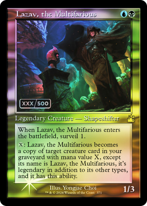 Lazav, the Multifarious (RVR-371Z) - rare - Foil