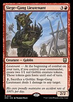 Siege-Gang Lieutenant (M3C-113) - rare
