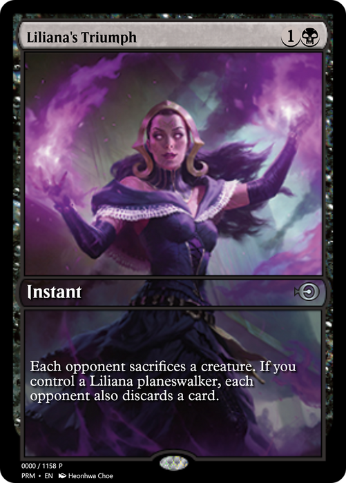 Liliana's Triumph (PRM-72221) - uncommon - Foil