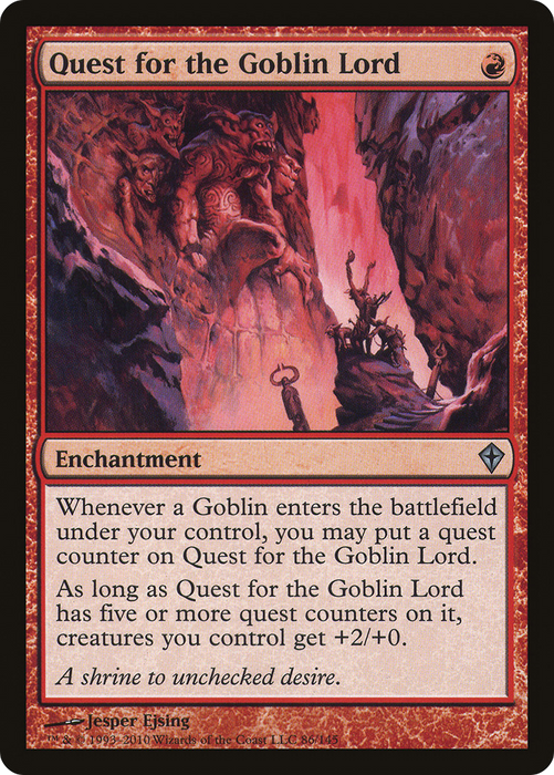 Quest for the Goblin Lord (WWK-086) - uncommon - Foil