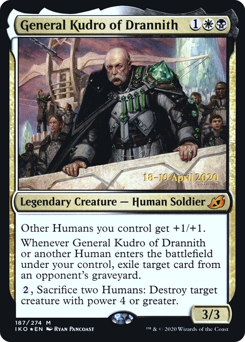 General Kudro of Drannith (PRE-187S) - mythic - Foil