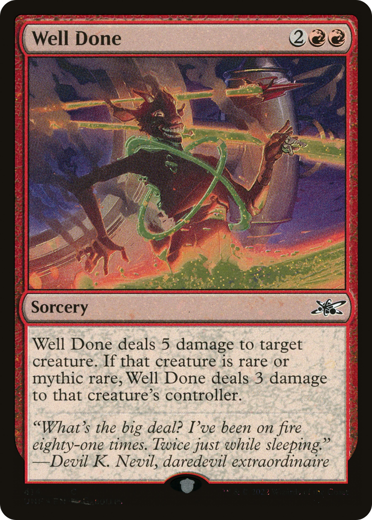 Well Done (UNF-414) - common - Foil