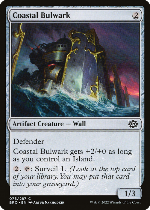 Coastal Bulwark (BRO-076) - common - Foil
