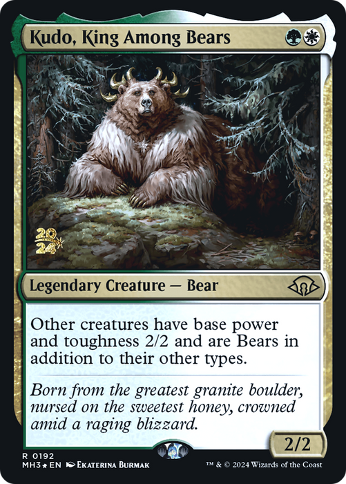 Kudo, King Among Bears (PRE-192S) - rare - Foil